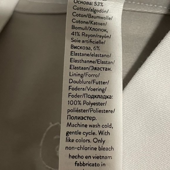 Spanx Womens Pants White Silver Linings Kick Flare Pull On Size XL (14/16) - Picture 9 of 12